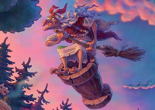 Cartoon Hexe DIY Malerei Kit - Diamond Painting