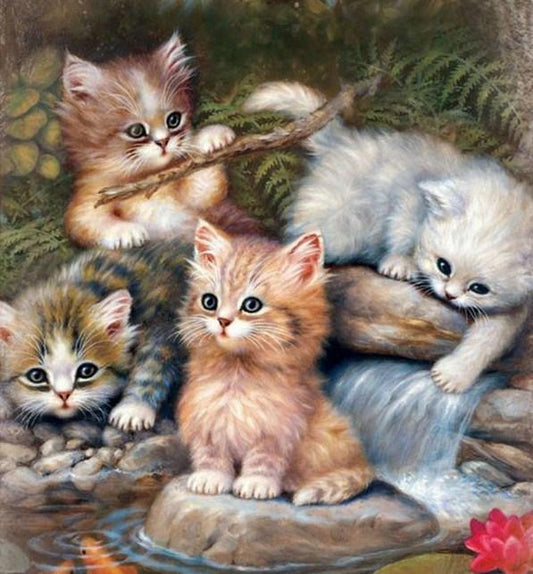 Katzen nisten Diamond Painting - Diamond Painting