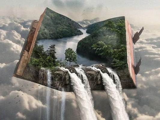 Fantasie & mystischer Ort - malen mit Diamanten - Diamond Painting