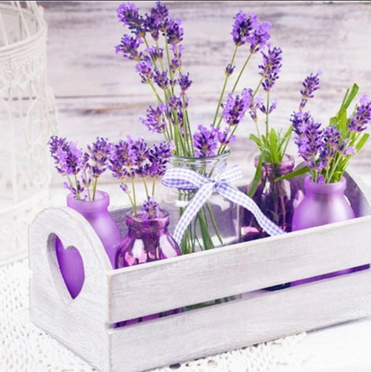 frischer Lavendel Malen mit Diamanten - Diamond Painting