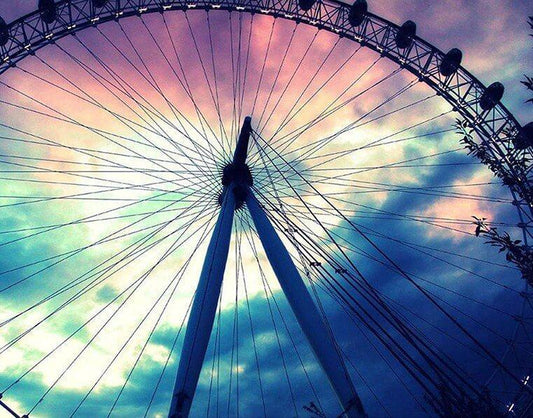 Riesend Drehrad - Diamond Painting