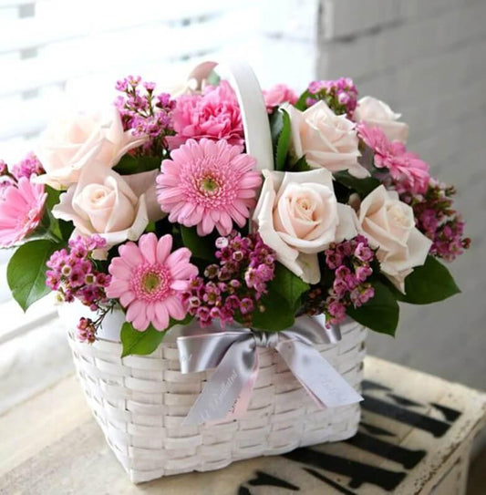 Geschenk Blumenkorb DIY Malerei - Diamond Painting