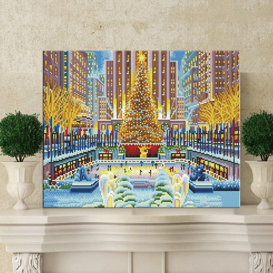 Christmas Tree LED Diamond Painting - Diamond Painting