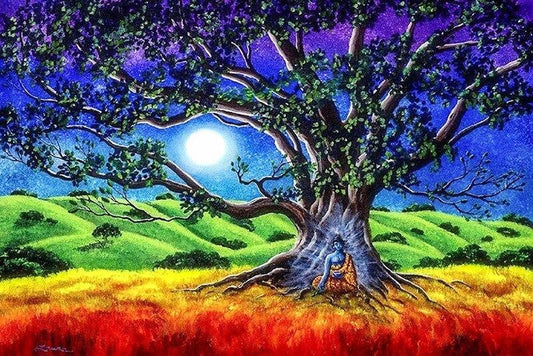 Meditationsbuddha - Malerei mit Diamanten - Diamond Painting