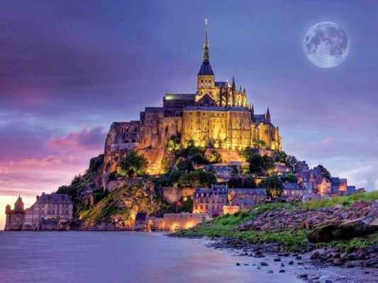 Abtei Mont Saint Michel - Diamond Painting