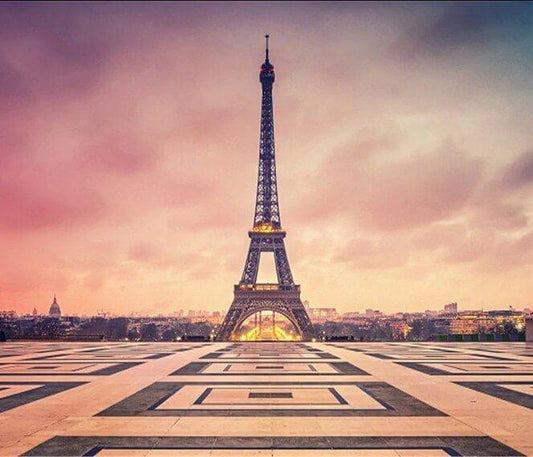 Paris Schönheit - Eiffelturm - Diamond Painting