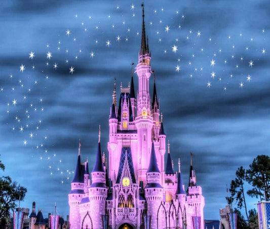 Prinzessin Schloss Diamond Painting - Diamond Painting