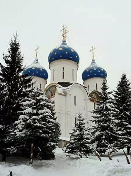 Die Heilige Dreifaltigkeit-St. Sergius Lavra - Diamond Painting