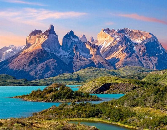 Nationalpark Torres del Paine - Diamond Painting