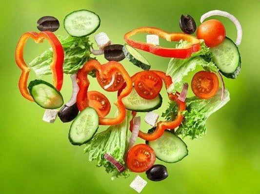 Gemüse Herzfarbe von Diamanten - Diamond Painting