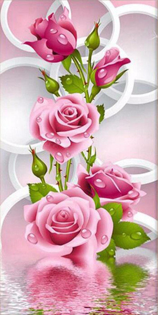 Rosa Rosen DIY Diamond Painting - Diamond Painting