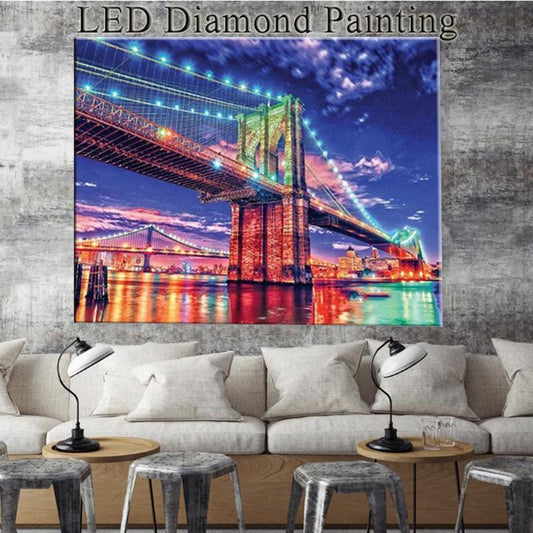 London Bridge LED Diamond Painting - Diamond Painting