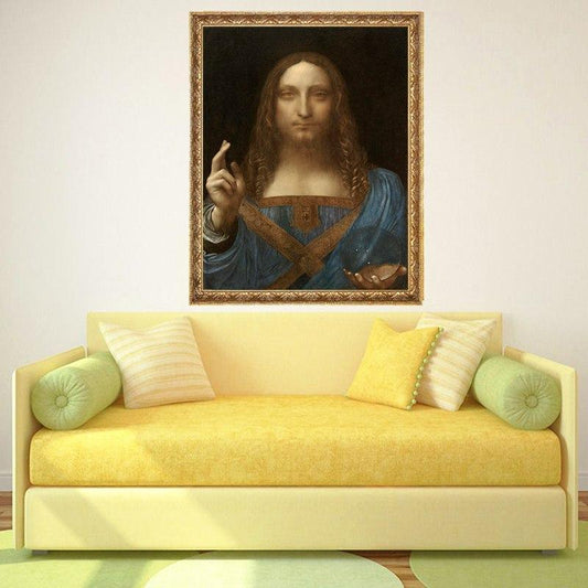 Leonardo da Vinci Salvator Mundi Diamond Painting - Diamond Painting