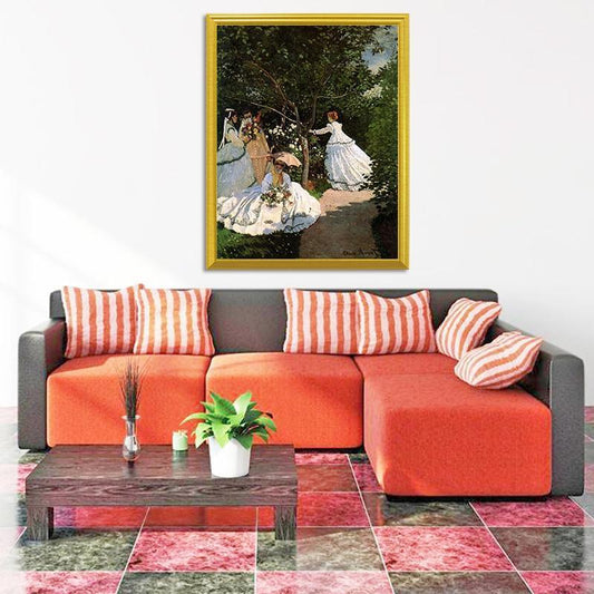 Frauen im Garten - Claude Monet - Diamond Painting