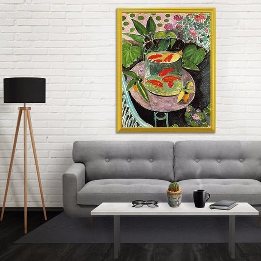 Roy Lichtenstein Matisse Goldfish Diamond Painting - Diamond Painting