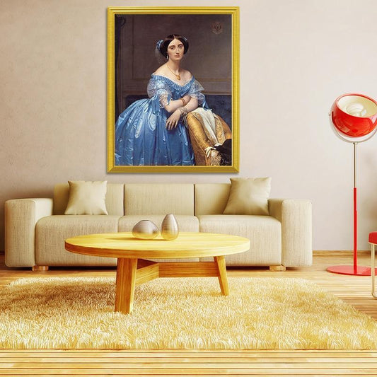 Princesse de Broglie Porträt - Diamond Painting