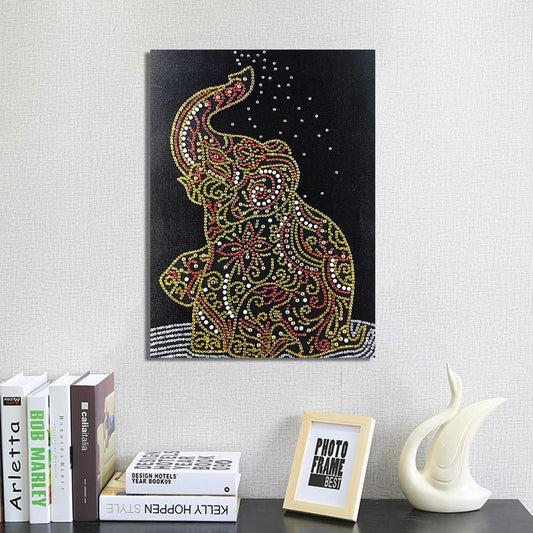 Elefantendusche - Spezial Diamond Painting - Diamond Painting