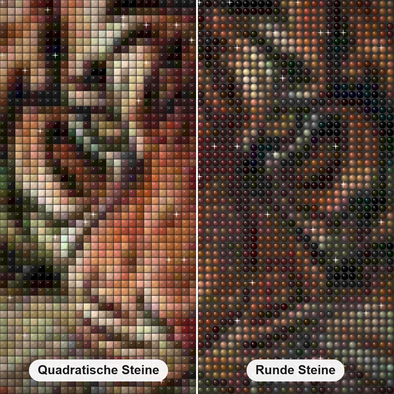 Atemberaubende Tiger Diamond Painting Nahaufnahme mit quadratischen und runden Steinen