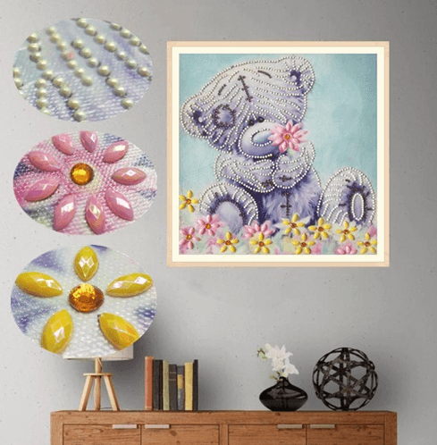 Teddybär - Spezial Diamond Painting - Diamond Painting