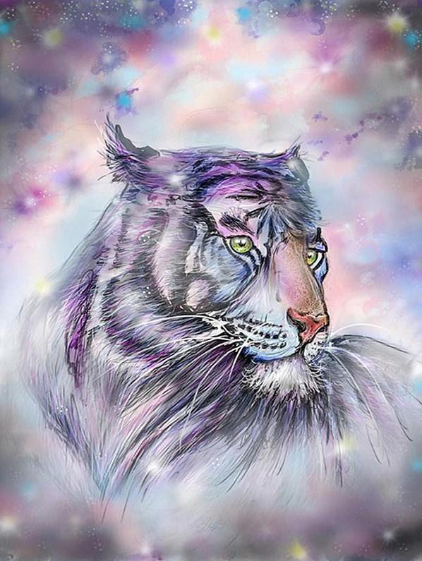 Entzückender Tiger - Diamond Painting