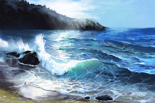 Ankerbucht - Kunst des Jean Guillet - Diamond Painting