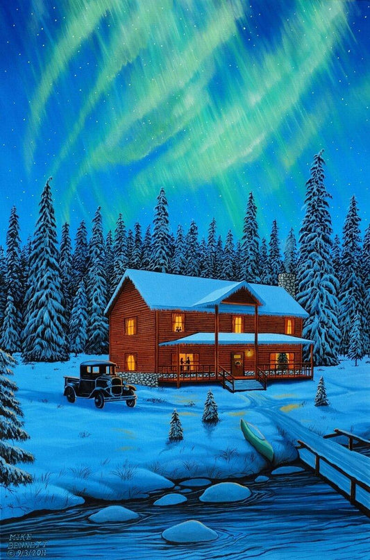 Polarlicht - Kunst des Mike Bennett - Diamond Painting