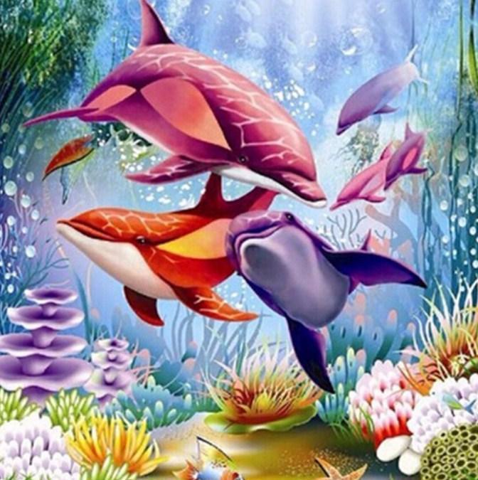 Schönes Sea Life Painting Kit - Diamond Painting