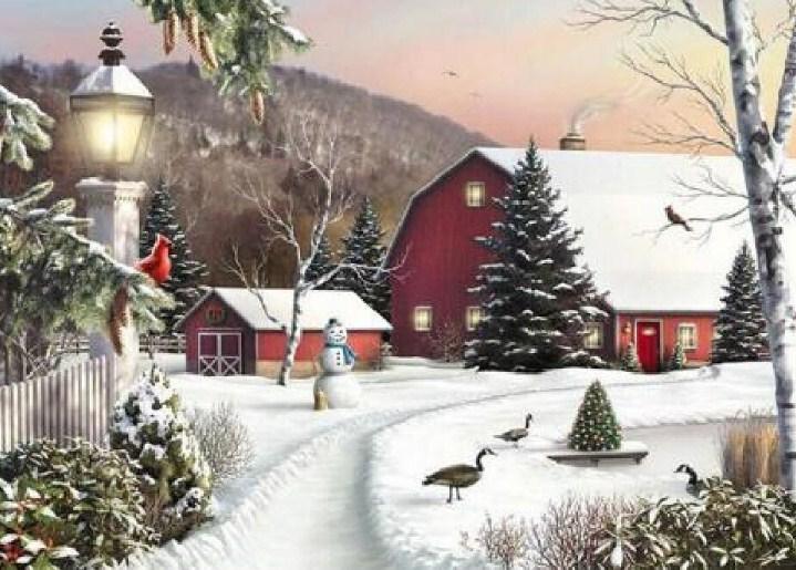 Land Winter diamond Painting Kit - Diamond Painting