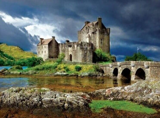 Eilean Donan Schloss - Diamond Painting