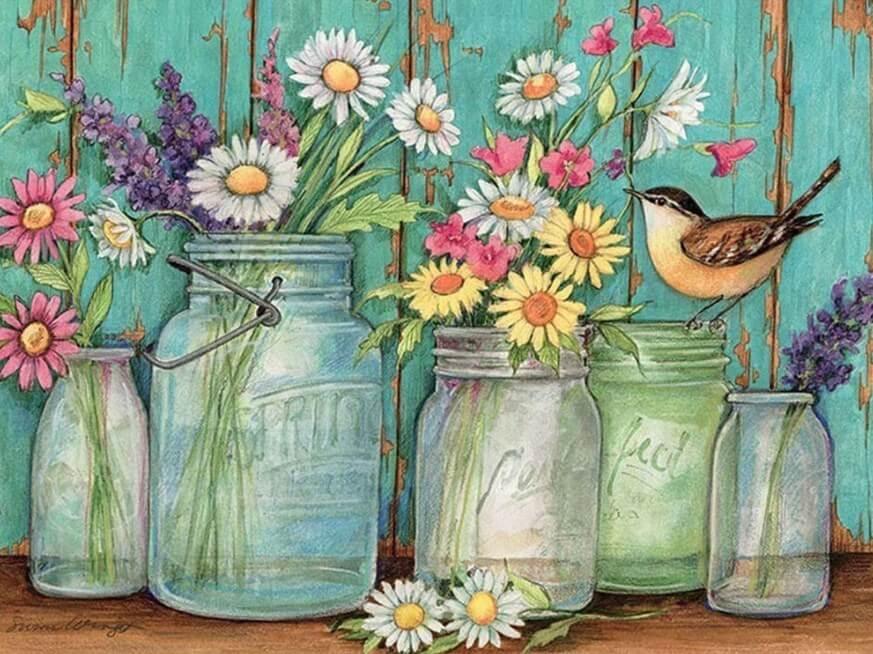 Blumen & Spatz Diamond Painting Kit - Diamond Painting