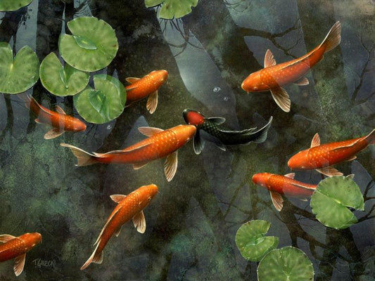 Gut wie Gold - Kunst des Terry Gilecki - Diamond Painting