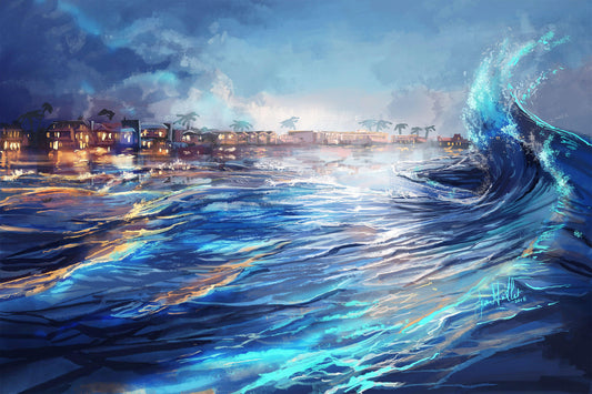 Pismo-Strand - Kunst des Jean Guillet - Diamond Painting