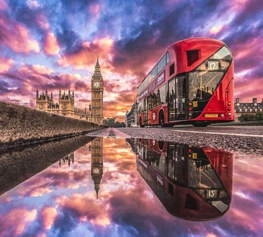 Tour zu den Londoner Straßen - Diamond Painting