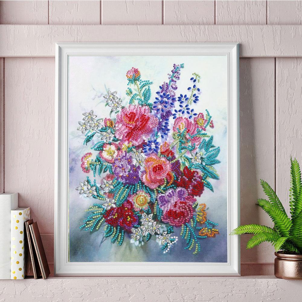 Schöne Blumen - Spezial Diamond Painting - Diamond Painting