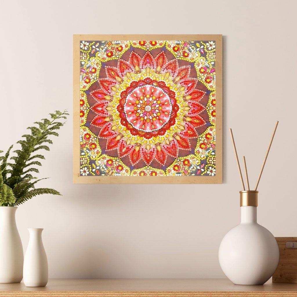 Blumen Mandala - Spezial Diamond Painting - Diamond Painting