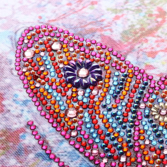 Bunter Schmetterling - Spezial Diamond Painting - Diamond Painting