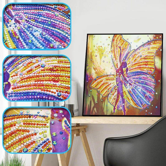 Schöne kleine Fee - Spezial Diamond Painting - Diamond Painting