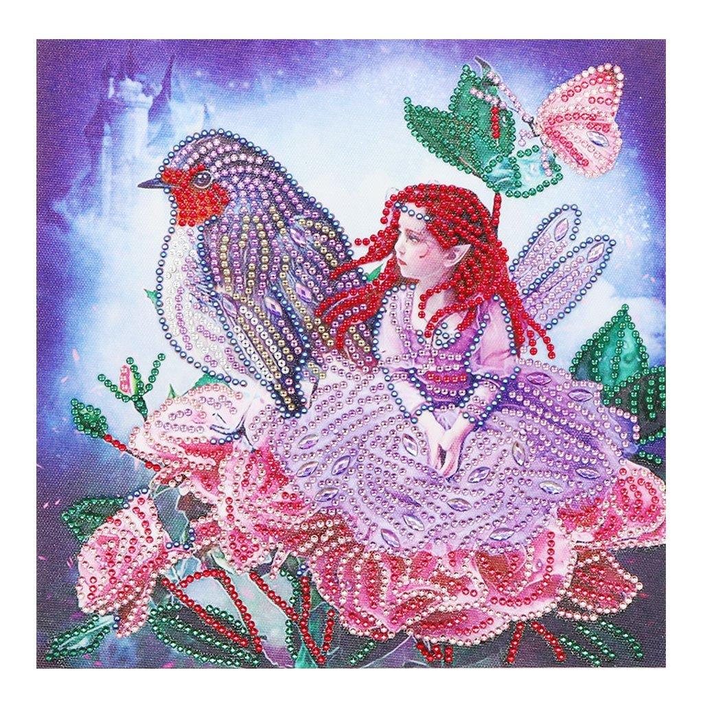 Fee und der Spatz - Spezial Diamond Painting - Diamond Painting