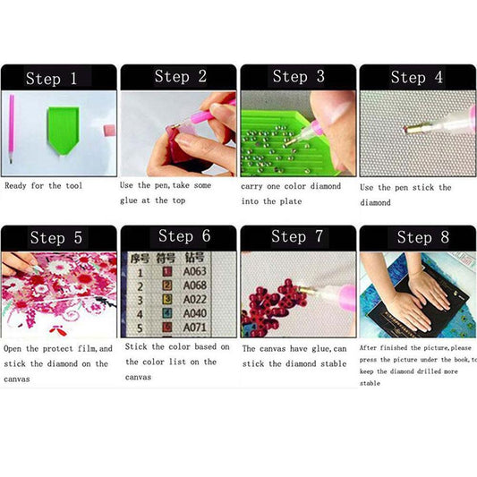 Schneemann Magischer Globus - Spezial Diamond Painting - Diamond Painting