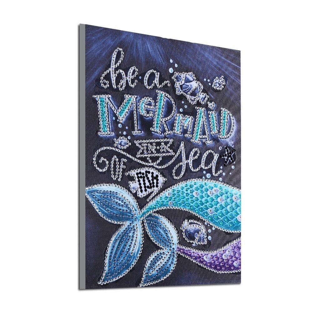 Sei eine Meerjungfrau - Spezial Diamond Painting - Diamond Painting