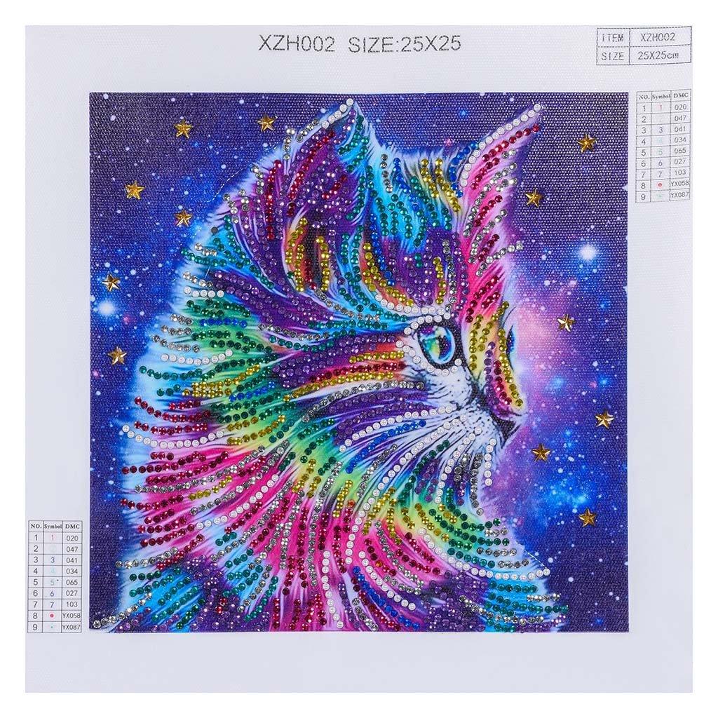 Entzückende Katze - Spezial Diamond Painting - Diamond Painting