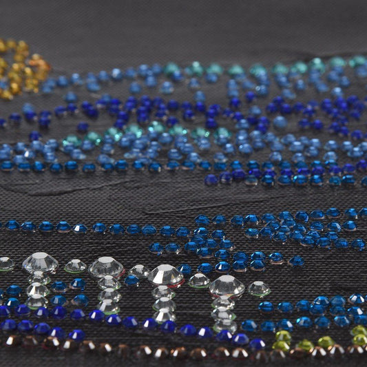 Fluss- und Baumlandschaft - Spezial Diamond Painting - Diamond Painting