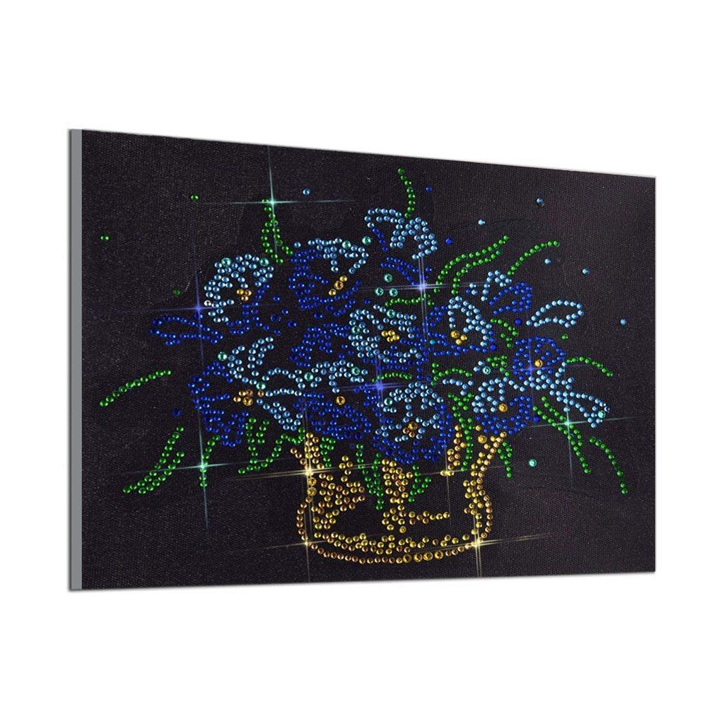 Eine Vase voller Blumen - Spezial Diamond Painting - Diamond Painting
