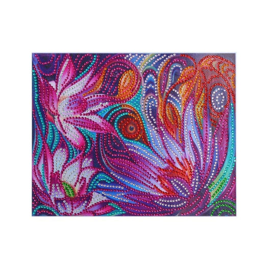 Blumen Abstrakt - Spezial Diamond Painting - Diamond Painting