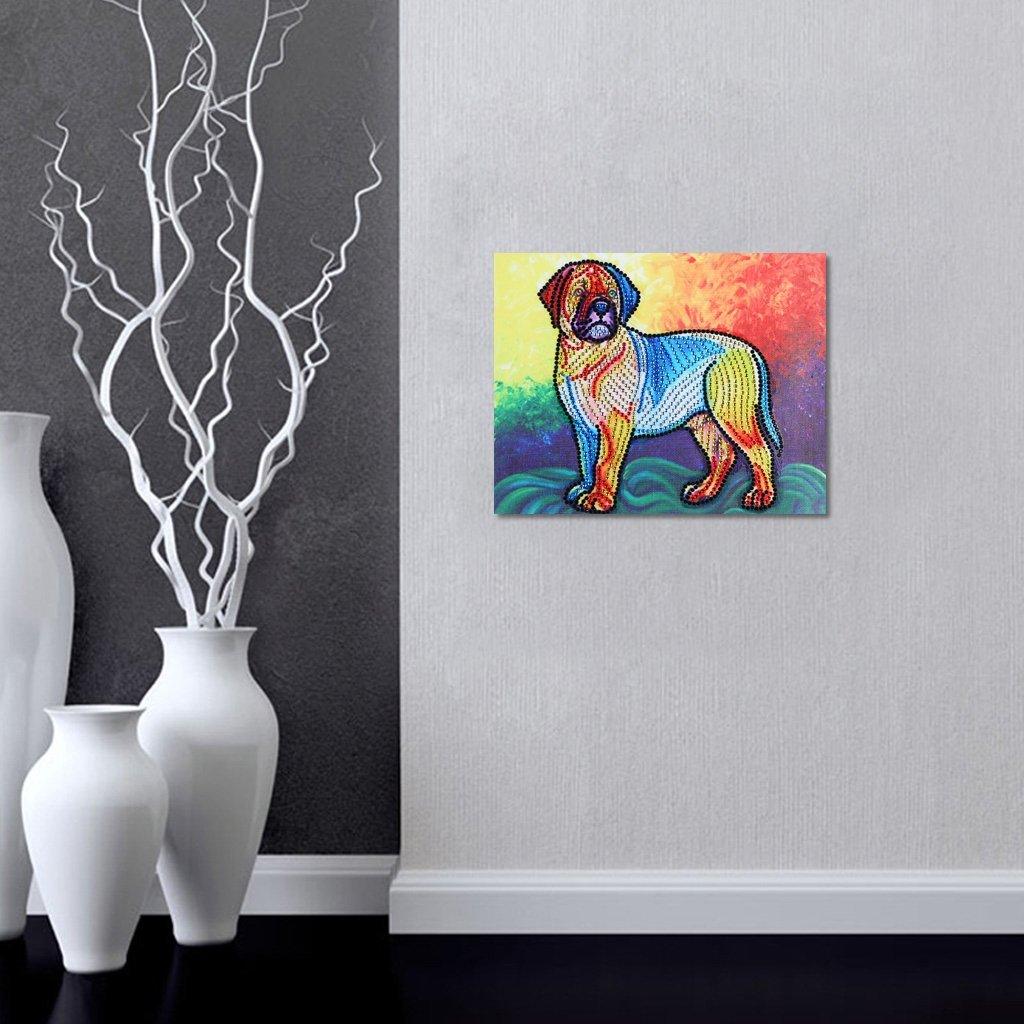 Tapferer Hund - Diamond Painting - Diamond Painting