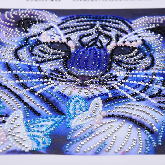 Tiger White Cub - Spezial Diamond Painting - Diamond Painting