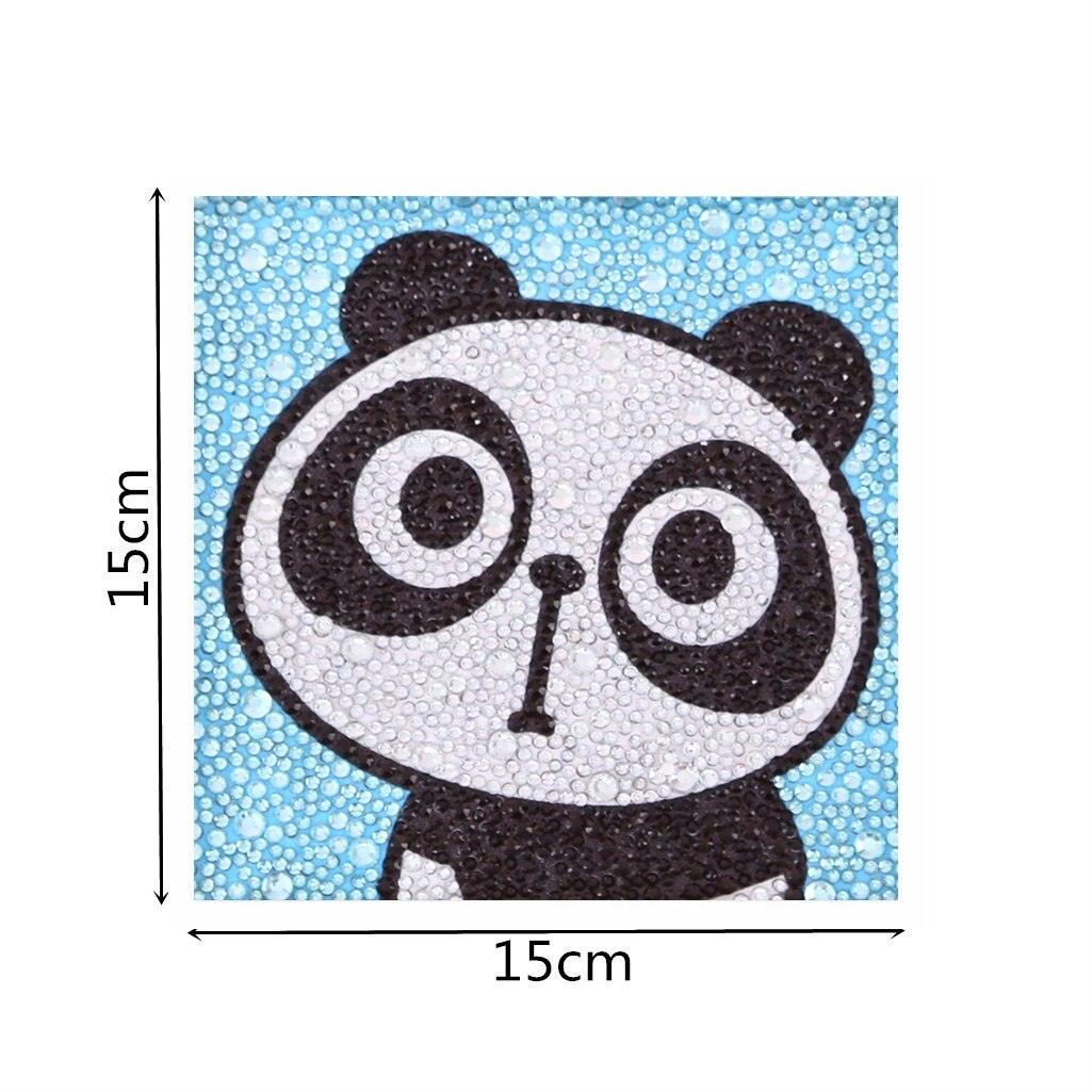 Entzückender Panda ist überrascht - Spezial Diamond Painting - Diamond Painting