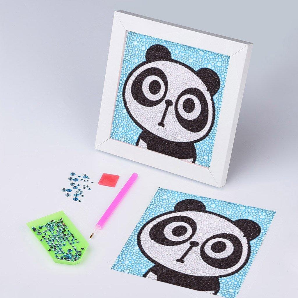 Entzückender Panda ist überrascht - Spezial Diamond Painting - Diamond Painting
