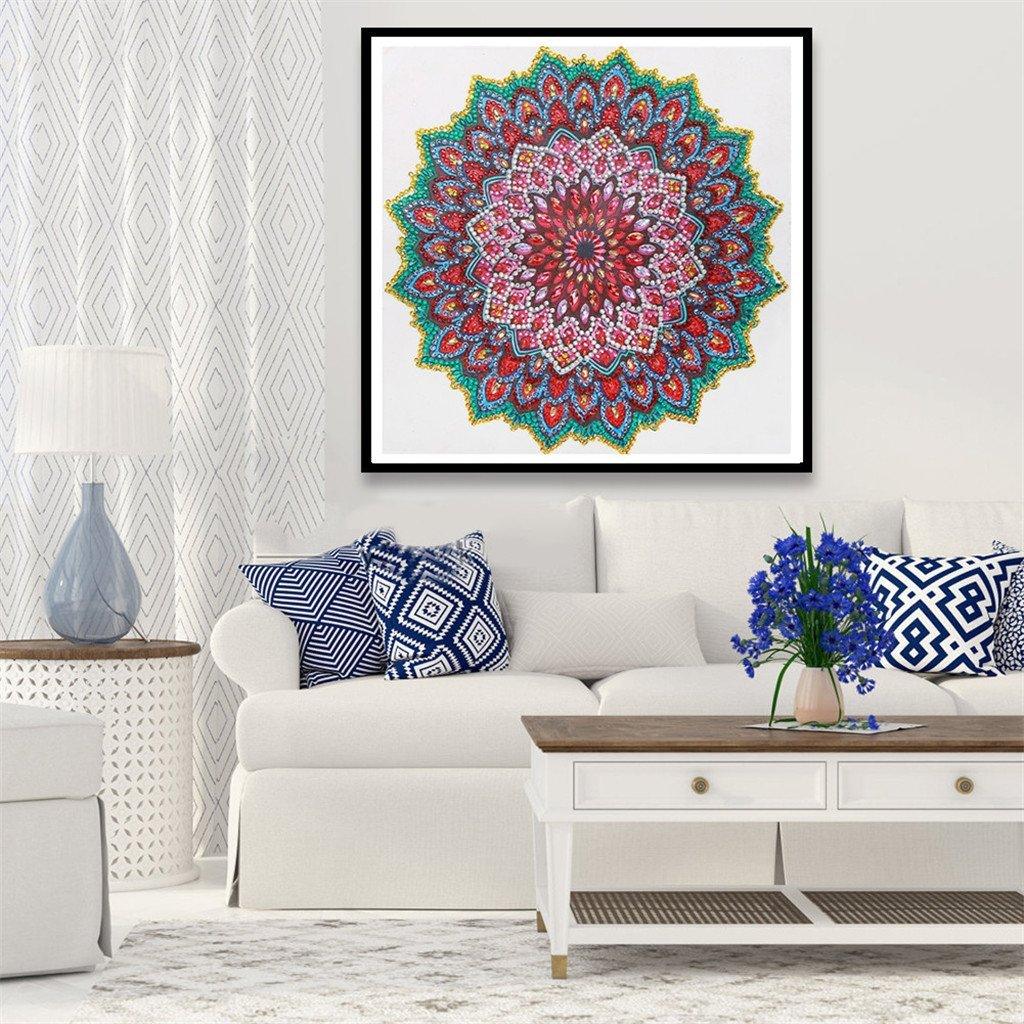 Mandala Blume - Spezial Diamond Painting - Diamond Painting