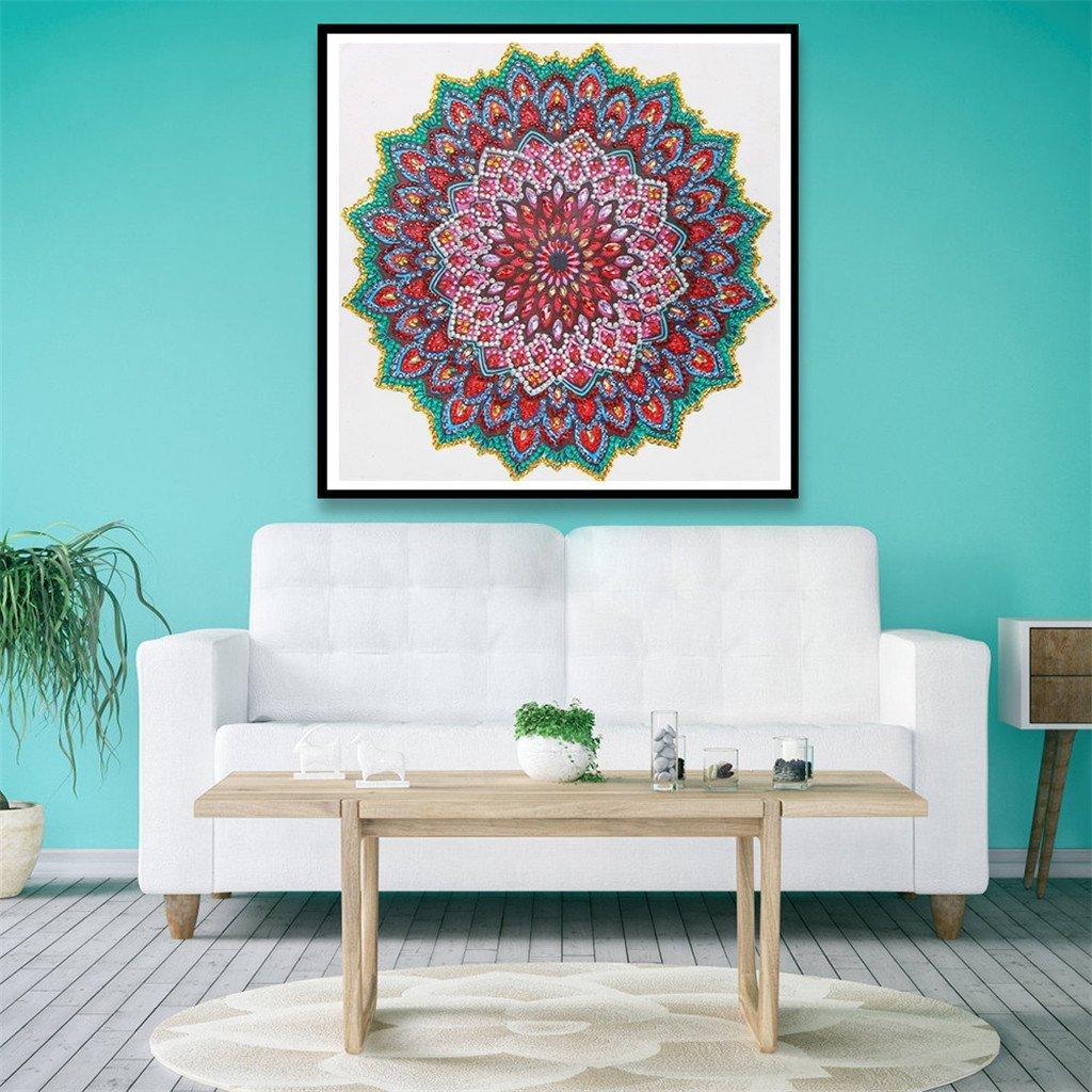 Mandala Blume - Spezial Diamond Painting - Diamond Painting